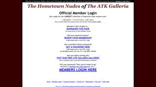 Hometown Nudes - Member Login for ATK Galleria
