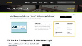 Welcome to Atlptonline.co.uk - ATL Practical Training Online - Student ...