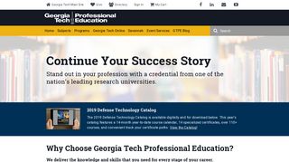 Georgia Tech Professional Education