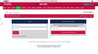 Login - Atlanta Braves Jobs