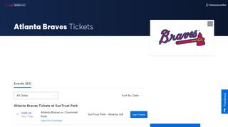 Atlanta Braves Tickets | Single Game Tickets ... - Ticketmaster