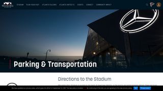 Parking and Transportation - Mercedes Benz Stadium