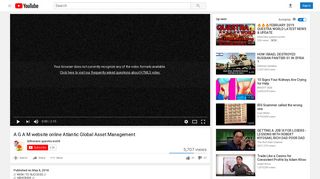 A G A M website online Atlantic Global Asset Management - YouTube