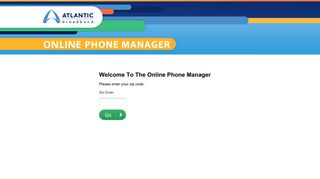 The Online Phone Manager - Atlantic Broadband