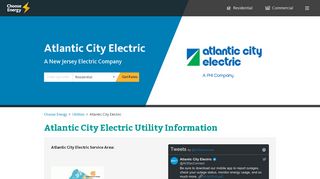Atlantic City Electric | Choose Energy