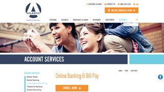 Online Banking & Bill Pay | Atlantic FCU | Cumberland County, ME ...