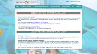 Travel Agents - Bahamas Day Pass