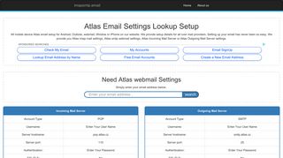 Atlas Email Settings | Atlas Webmail | atlas.cz Email