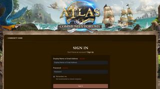 Sign In - Official Atlas Community