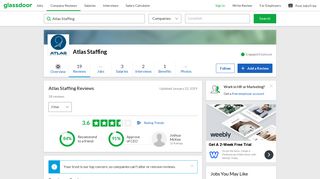 Atlas Staffing Reviews | Glassdoor