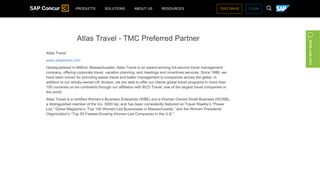 Atlas Travel - TMC Preferred Partner - SAP Concur