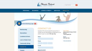 Contact Us | Atlantic Federal Credit Union | Kenilworth, NJ - Newark ...