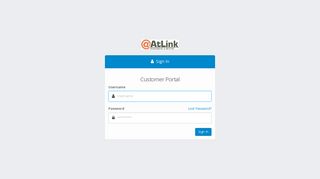 Customer Portal - AtLink Services