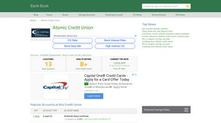 Atomic Credit Union Reviews and Rates - Ohio - SF Limo Express