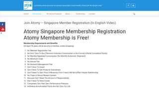 Join Atomy - Singapore Member Registration (In English Video) - I ...