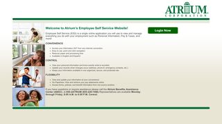 Atrium Employee Self Service Portal