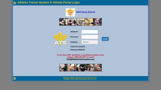 ATS Athlete Portal - Login