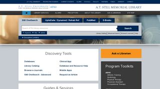 A.T. Still University | A.T. Still Memorial Library - ATSU