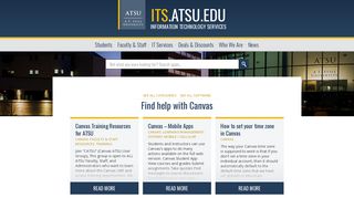 Canvas : Information Technology Services – ATSU