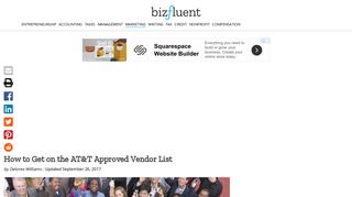 How to Get on the AT&T Approved Vendor List | Bizfluent