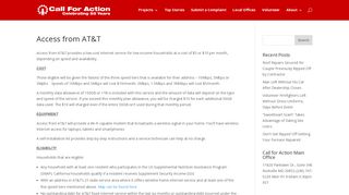 Access from AT&T | Call For Action