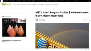 AT&T's Access Program Provides $10/Month Internet to Low-Income ...