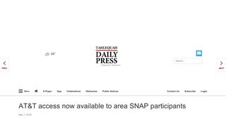 AT&T access now available to area SNAP participants | Lifestyles ...