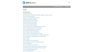 AT&T Backup and Go FAQ - Backup and Go Login
