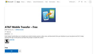 Get AT&T Mobile Transfer – Free - Microsoft Store