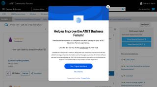 How can I talk to a rep live chat? - AT&T Community