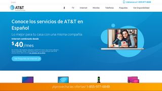 AT&T Planes de Internet, Teléfono y TV a Tu Medida | 855-493-1386