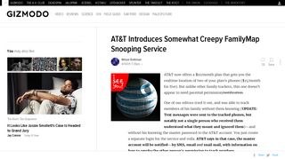 AT&T Introduces Somewhat Creepy FamilyMap Snooping Service