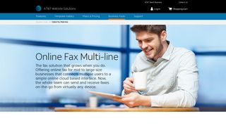 Online Fax Multi-Line | Cloud Based Fax | AT&T Website Solutions