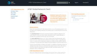 AT&T Global Network Client - AT&T Business