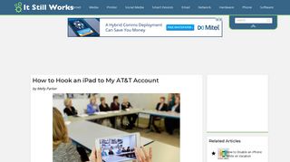How to Hook an iPad to My AT&T Account | It Still Works