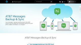 AT&T Messages Backup & Sync – AT&T