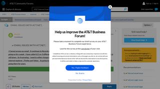 Solved: EMAIL ISSUES WITH ATT.NET.. - AT&T Community