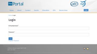 ATT/CIOT Portal - Login - Chartered Institute of Taxation
