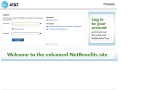 NetBenefits Login Page - ATT - Fidelity Investments