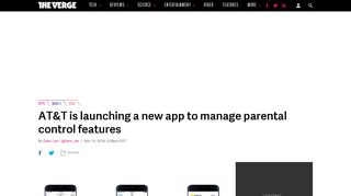 AT&T is launching a new app to manage parental control features ...