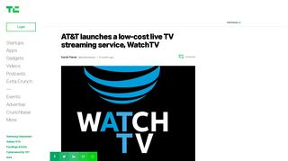 AT&T launches a low-cost live TV streaming service, WatchTV ...