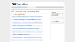 AT&T Universal Business Rewards Card: FAQs