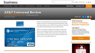 AT&T Universal Business Rewards Card Review - Pros, Cons and ...