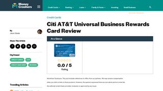 Citi AT&T Universal Business Rewards Card Review - Money Crashers
