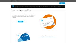 AT&T Reward Center - AT&T Reward Card Balance