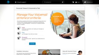 AT&T Voicemail Viewer App | Digital Phone & Unified Messaging