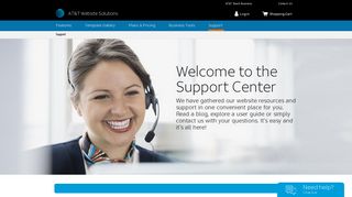 Support-center | AT&T Website Solutions