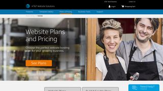 Website Design and Hosting Plans & Pricing | AT&T Website Solutions