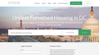 Login - Furnished Housing Washington DC | Stay Attache - 800-916 ...