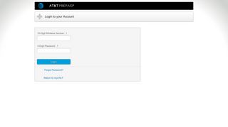 AT&T PREPAID   - Login to your Account